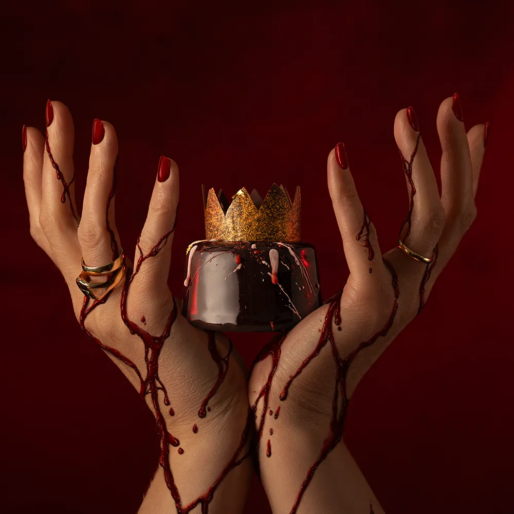 Large Poster design advertising Christchurch patisseries Christmas Range — Designed by Sinclair Creative