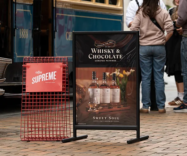 Sweet Soul Patisserie Whisky & Chocolate Pairing design by Sinclair Creative