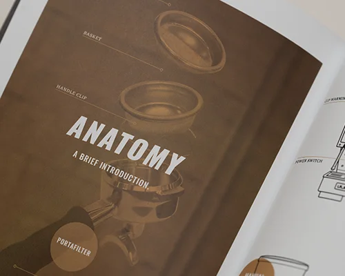 Underground Coffee Roasters Barista Guide Section Intro Design