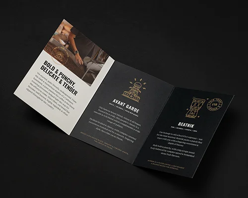 Underground Coffee Roasters Coffee Supply Flier Coffee Profiles