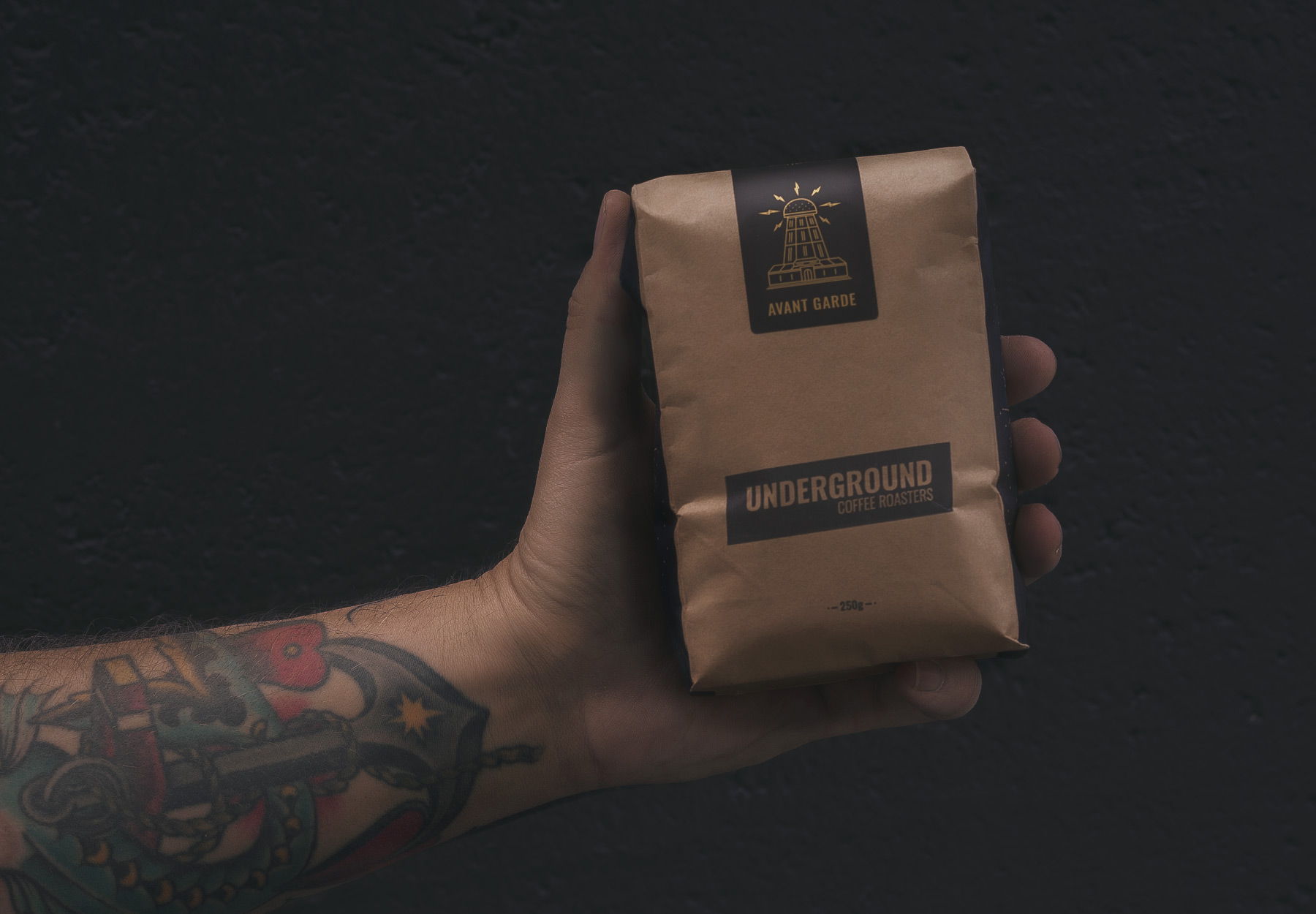Underground Coffee Roasters — Packaging Design